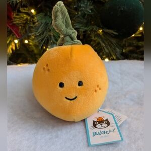 NEW Retired Jellycat "Fabulous Fruit Orange" With Tags 🍊🧡